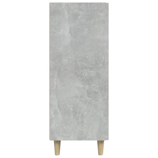 vidaXL Skjenk betonggrå 69,5x34x90 cm konstruert tre