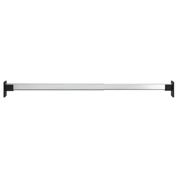 vidaXL Teleskopiske garderobestenger 4 stk sølv 58-100 cm