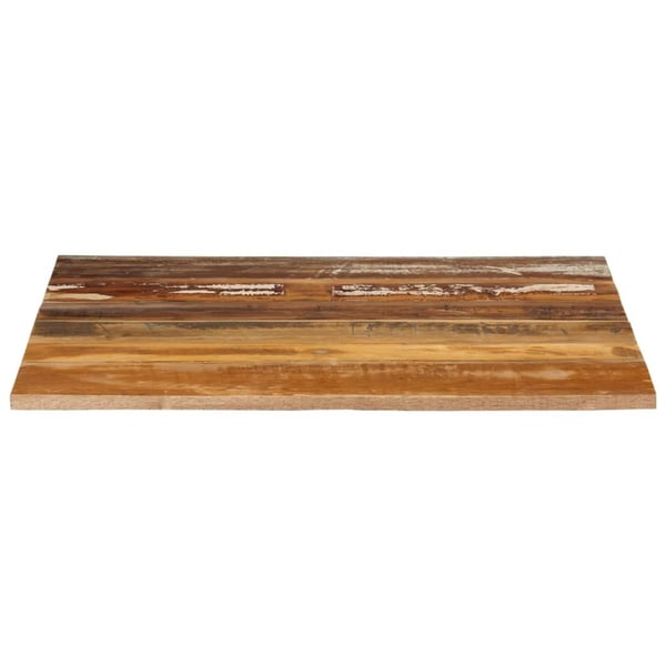 vidaXL firkantet bordplade 70x70 cm 15-16 mm massivt genbrugstræ