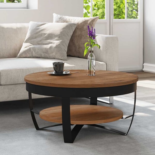 vidaXL sofabord 65x65x32 cm massivt akacietræ
