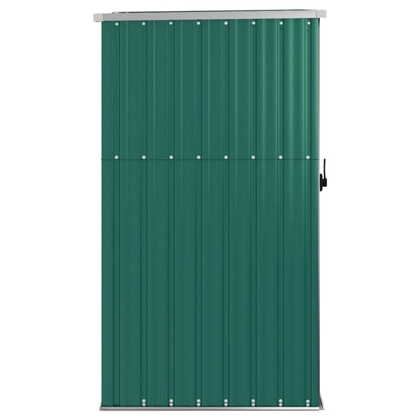 vidaXL redskabsskur til haven 88x89x161 cm galvaniseret stål grøn