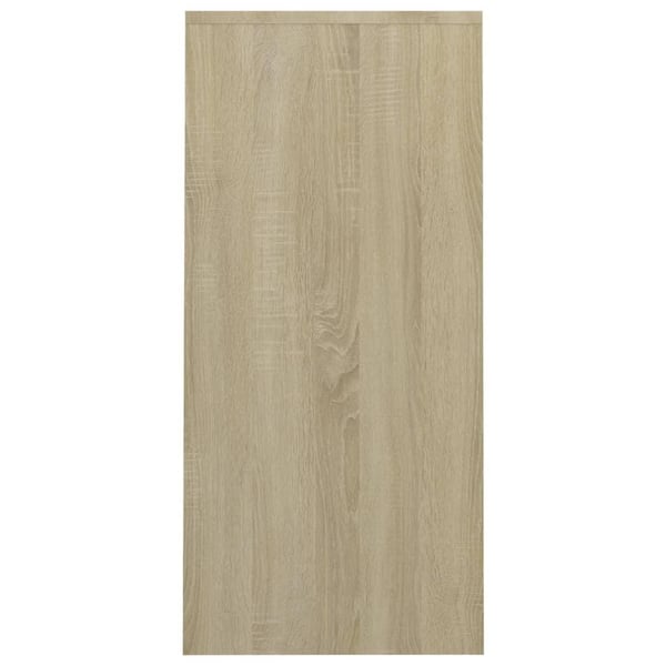 vidaXL Laptopbord sonoma eik 102,5x35x75 cm konstruert trer