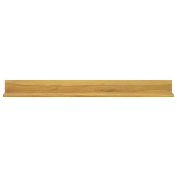 vidaXL væghylder 2 stk. 110x10x10 cm massivt teaktræ