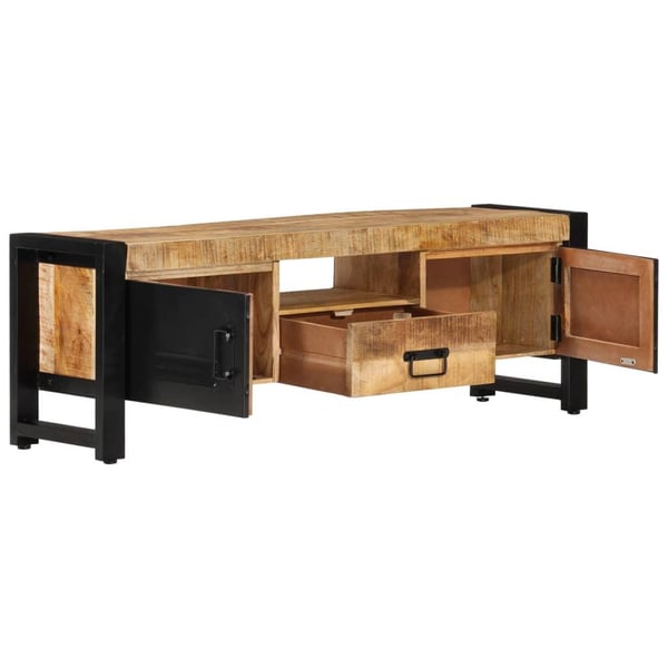 vidaXL tv-bord 120x30x40 cm massivt mangotræ