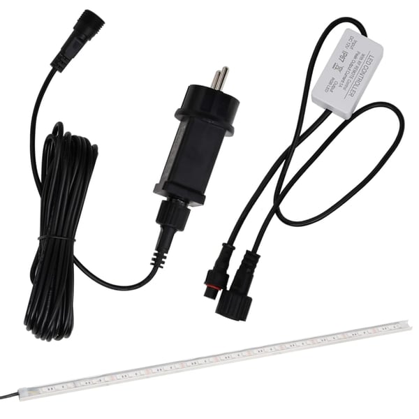 vidaXL Vannfall med RGB LED akryl 90 cm