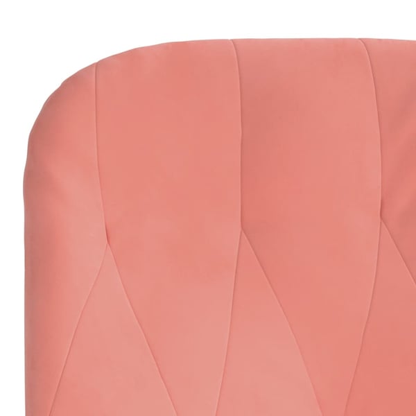 vidaXL lænestol fløjl pink