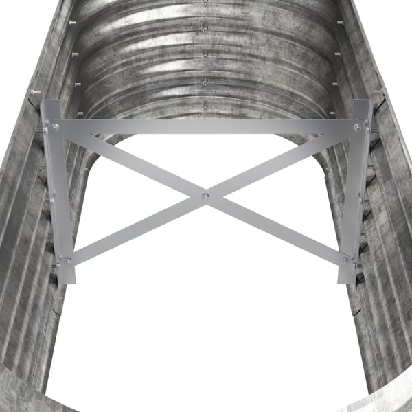 vidaXL Høybed galvanisert stål 114x40x36 cm sølv
