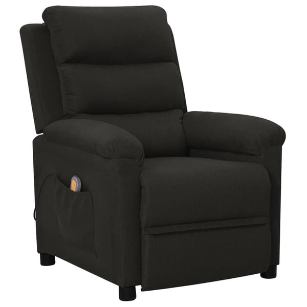 vidaXL massagestol stof sort