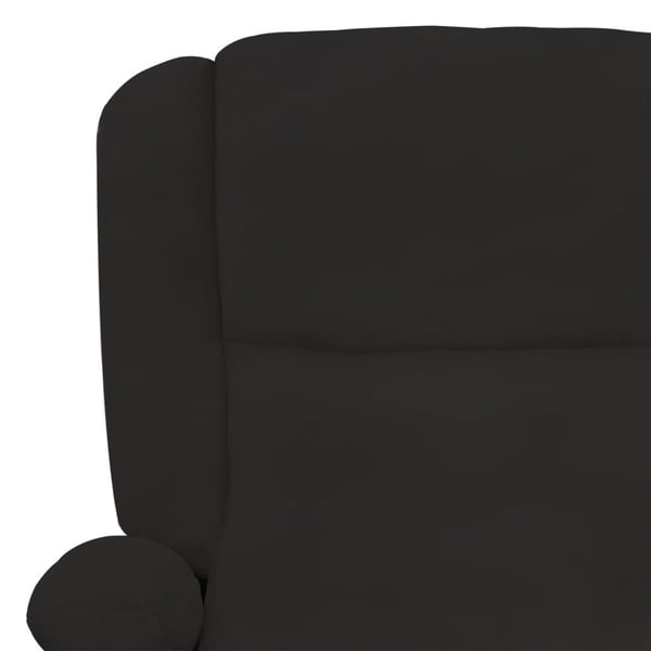 vidaXL Reclinerfåtölj svart sammet