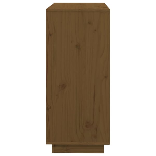 vidaXL Skjenk honningbrun 74x35x80 heltre furu
