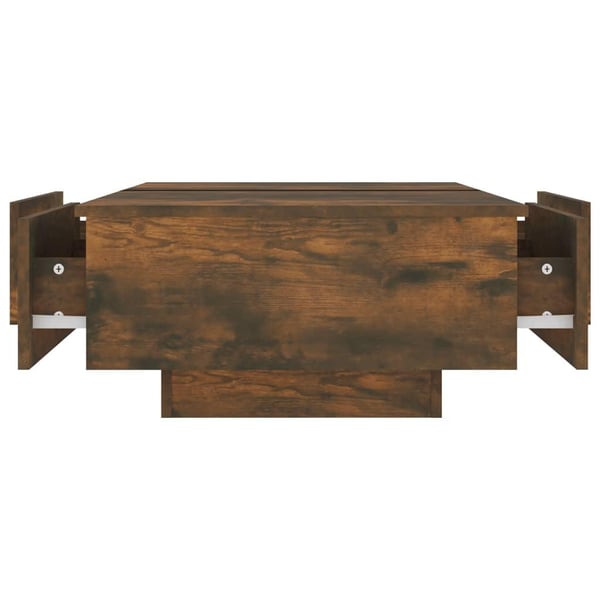 vidaXL Salongbord røkt eik 90x60x31 cm konstruert tre