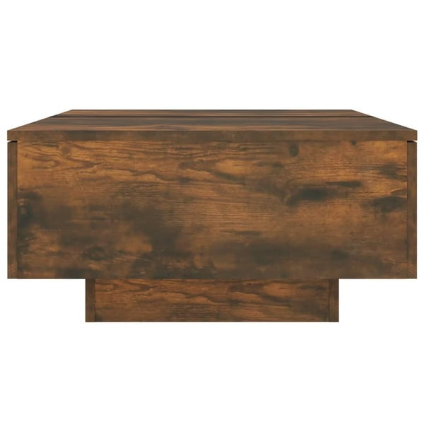 vidaXL Salongbord røkt eik 90x60x31 cm konstruert tre
