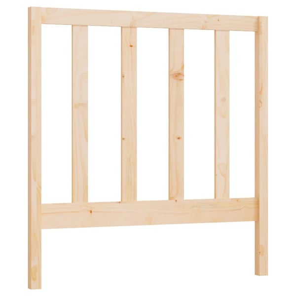 vidaXL Sengegavl 81x4x100 cm heltre furu