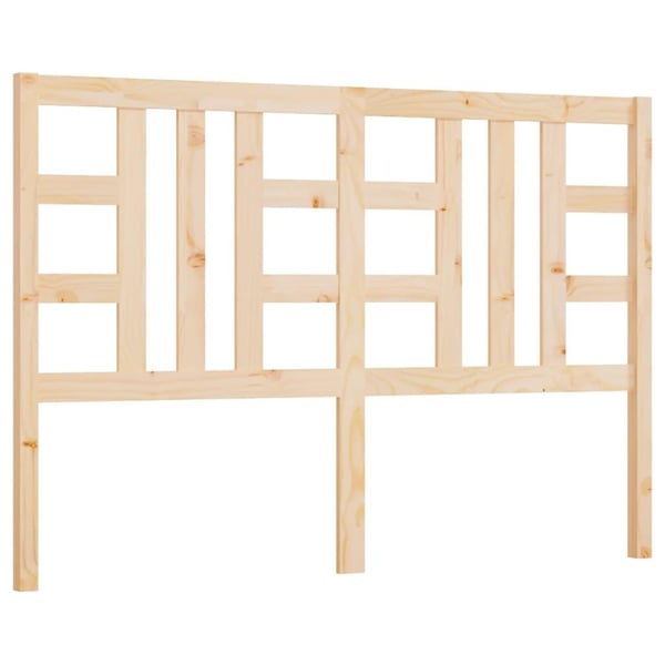 vidaXL Sengegavl 141x4x100 cm heltre furu