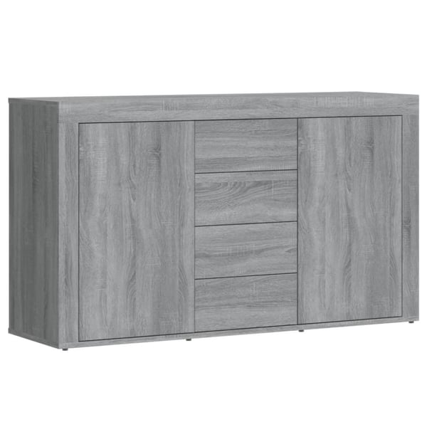 vidaXL Senkki harmaa Sonoma 120x36x69 cm tekninen puu
