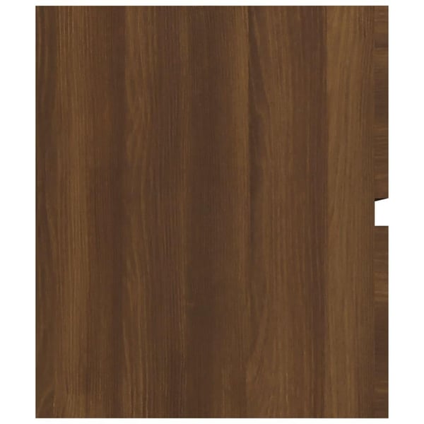 vidaXL underskab 90x38,5x45 cm konstrueret træ brun egetræ