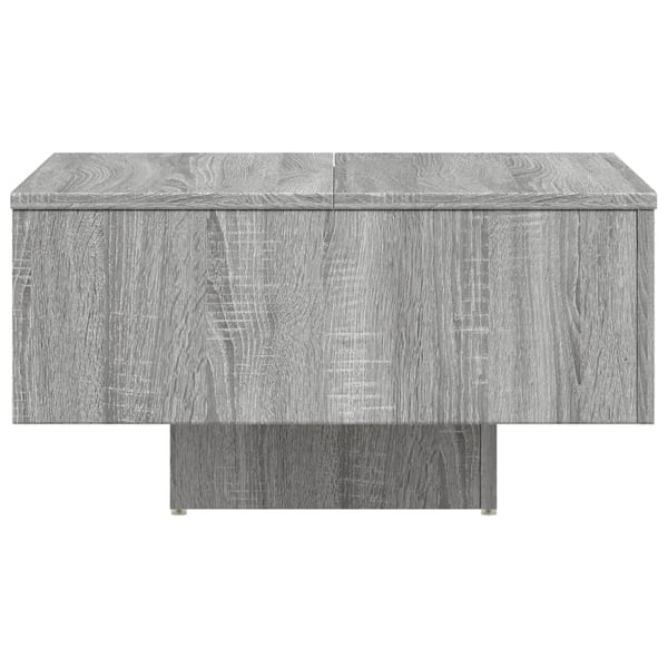 vidaXL sofabord 60x60x31,5 cm konstrueret træ grå sonoma-eg