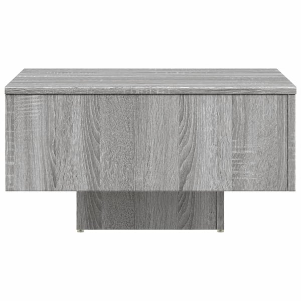 vidaXL sofabord 60x60x31,5 cm konstrueret træ grå sonoma-eg