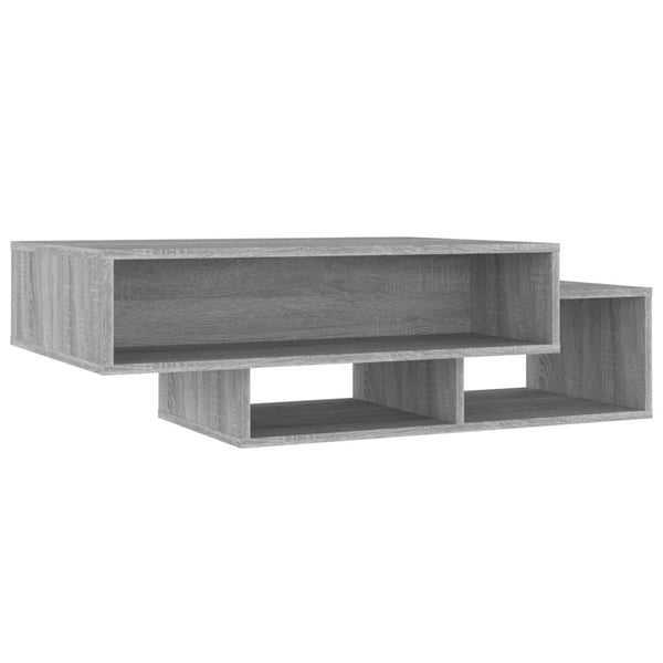 vidaXL Sohvapöytä harmaa Sonoma 105x55x32 cm tekninen puu