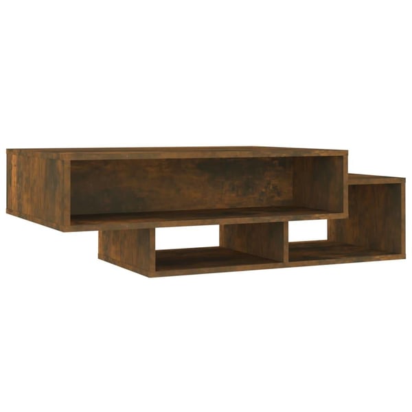 vidaXL Salongbord røkt eik 105x55x32 cm konstruert tre