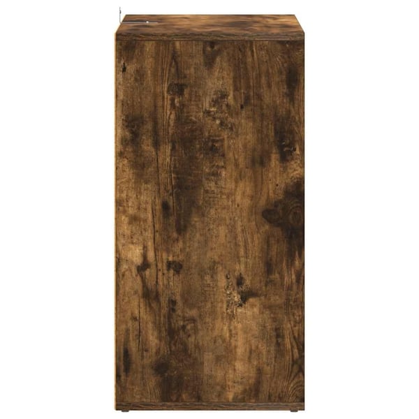 vidaXL Kenkäteline harmaa Sonoma 60x35x70 cm tekninen puu