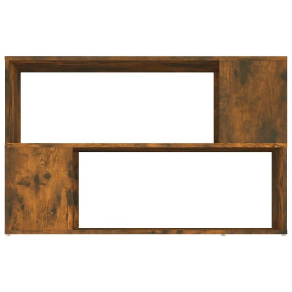 vidaXL bogreol 100x24x63 cm konstrueret træ røget egetræsfarve