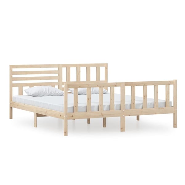 vidaXL Sengeramme 180x200 cm Super King heltre