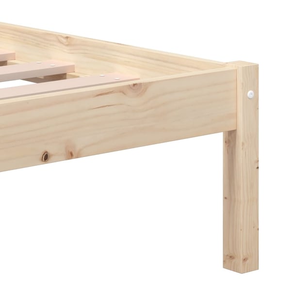 vidaXL Sengeramme heltre furu 160x200 cm