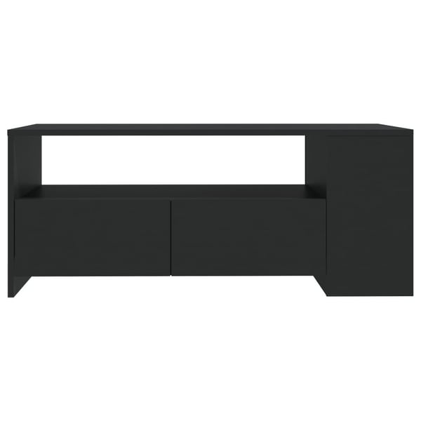 vidaXL sofabord 102x55x42 cm konstrueret træ sort