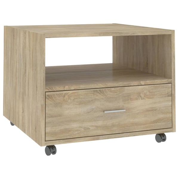 vidaXL Salongbord sonoma eik 55x55x40 cm konstruert tre