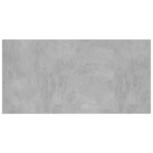 vidaXL Sengegavl betonggrå 160x1,5x80 cm konstruert tre