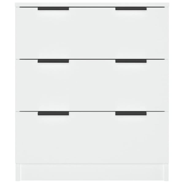 vidaXL Skjenk hvit 60x30x70 cm konstruert tre
