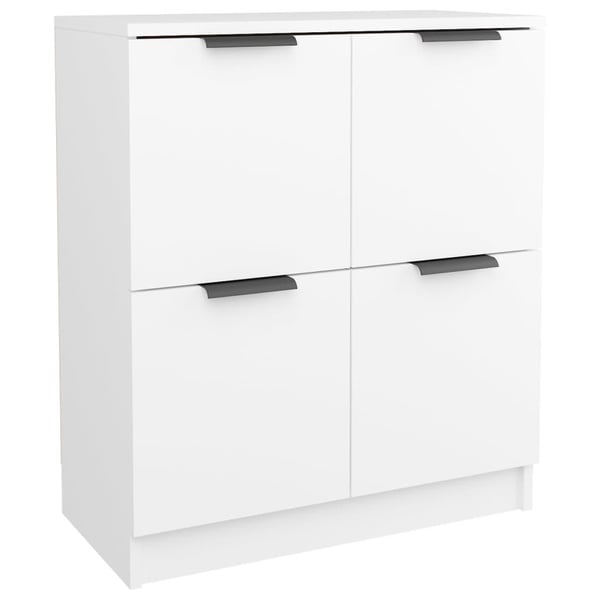 vidaXL Skjenk hvit 60x30x70 cm konstruert tre