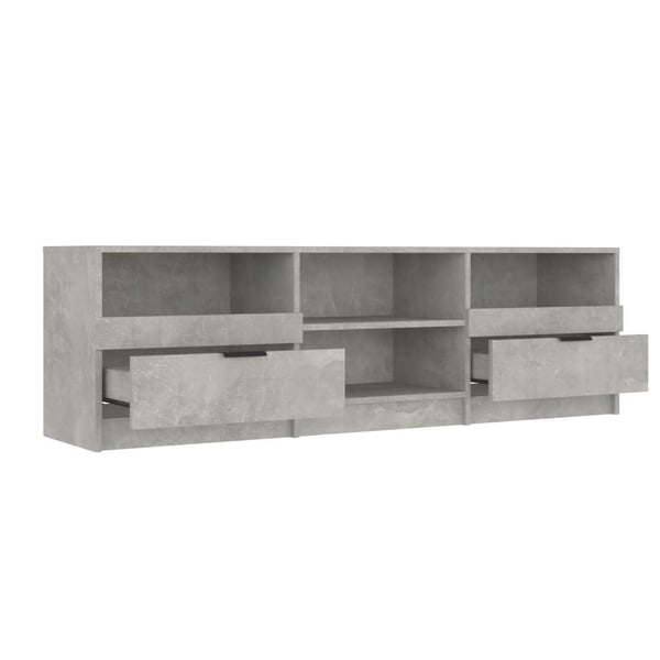 vidaXL TV-benk betonggrå 150x33,5x45 cm konstruert tre