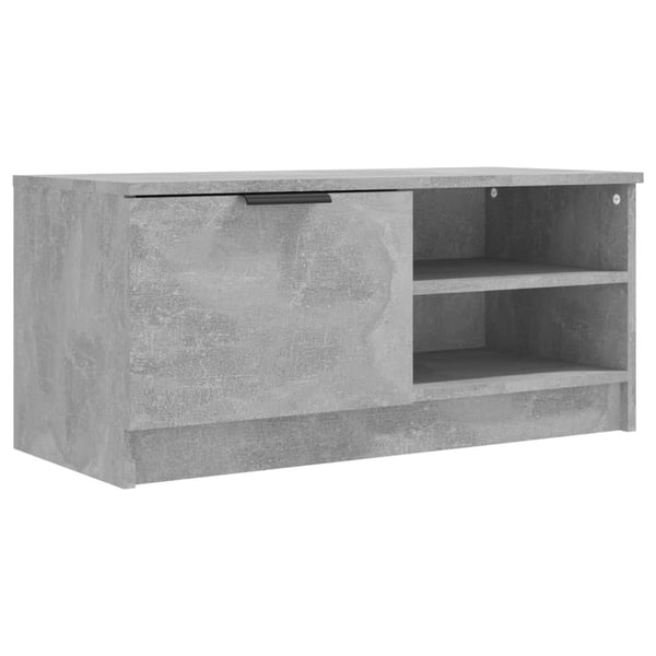 vidaXL TV-taso betoninharmaa 80x35x36,5 cm tekninen puu