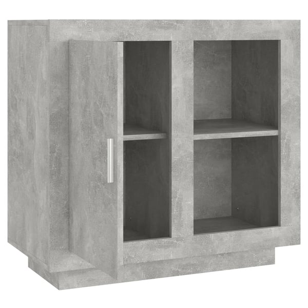 vidaXL Skjenk betonggrå 80x40x75 cm