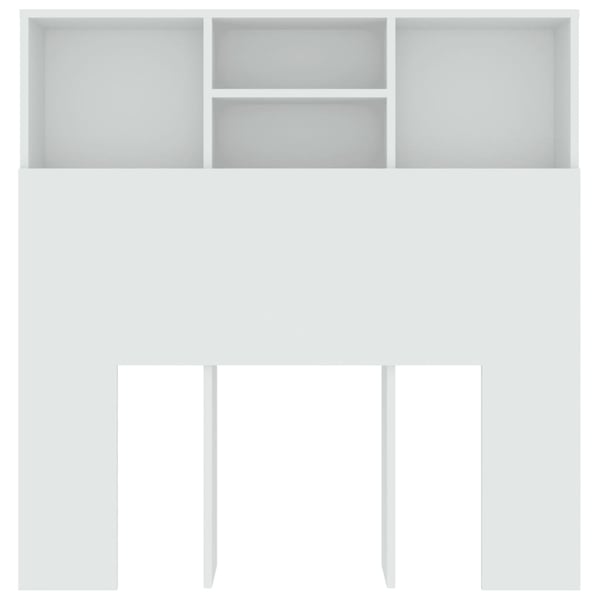 vidaXL Sengegavlskap hvit 100x19x103,5 cm