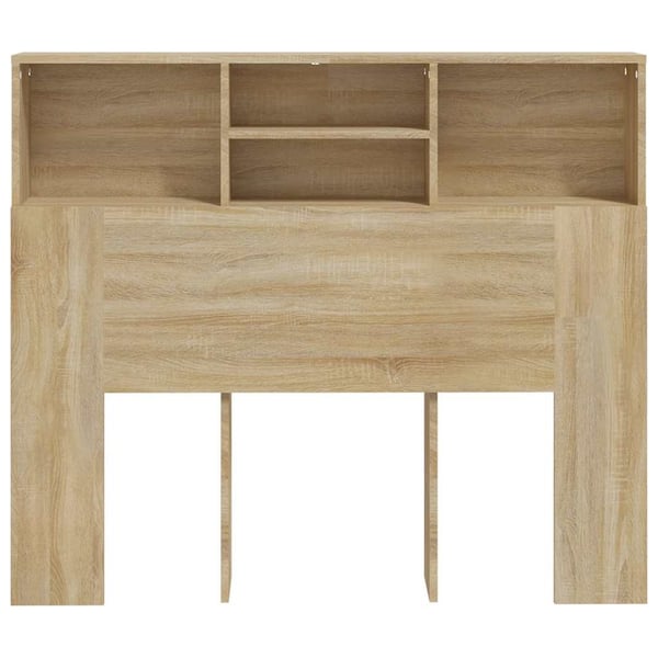 vidaXL Sengegavlskap sonoma eik 120x19x103,5 cm