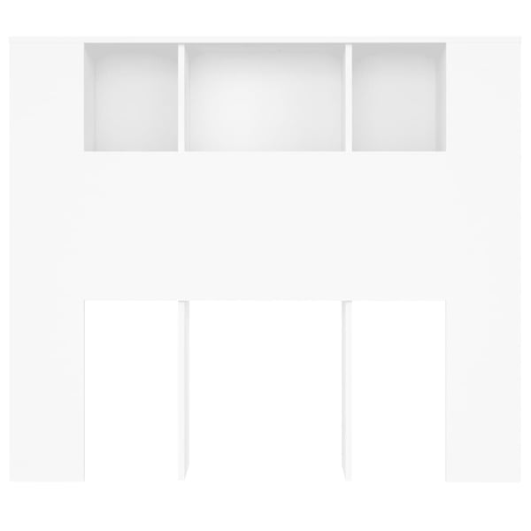 vidaXL Sengegavlskap hvit 120x18,5x102,5 cm