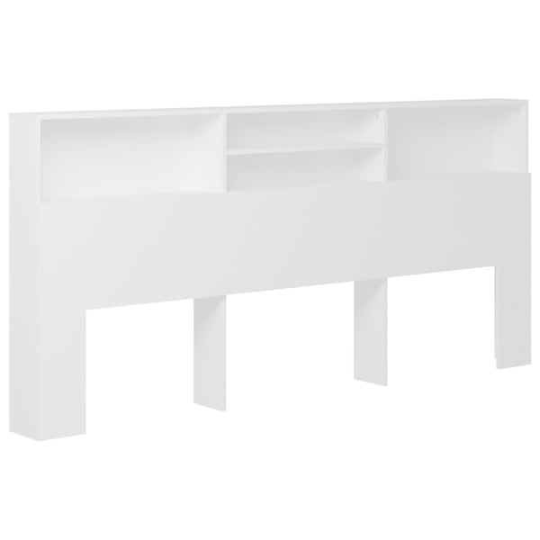 vidaXL Sengegavlskap hvit 220x19x103,5 cm