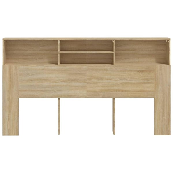 vidaXL Sengegavlskap sonoma eik 180x19x103,5 cm