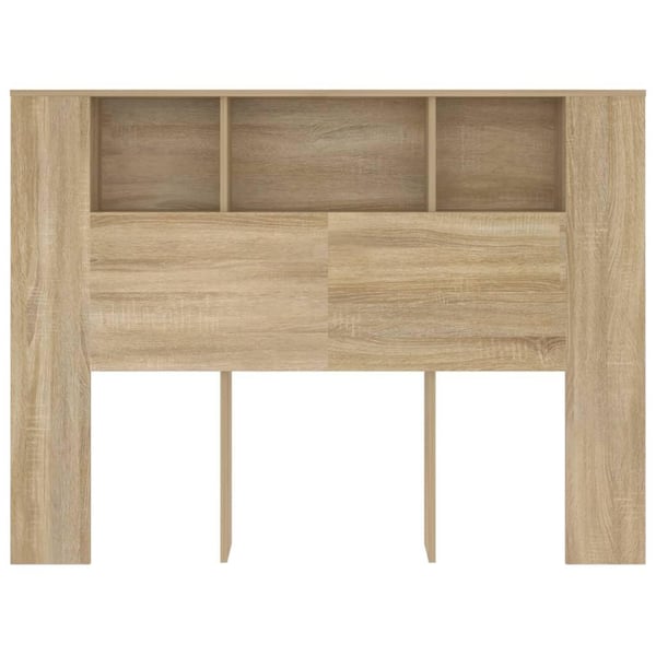 vidaXL Sengegavlskap sonoma eik 140x18,5x104,5 cm