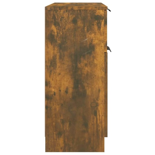 vidaXL Skjenk røkt eik 60x30x70 cm konstruert tre