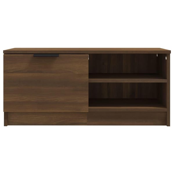 vidaXL tv-borde 2 stk. 80x35x36,5 cm konstrueret træ brunt egetræ