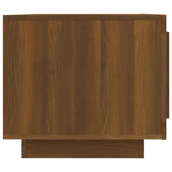 vidaXL Salongbord brun eik 102x50x45 cm konstruert tre