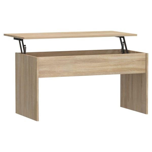 vidaXL Salongbord sonoma eik 102x50,5x52,5 cm konstruert tre