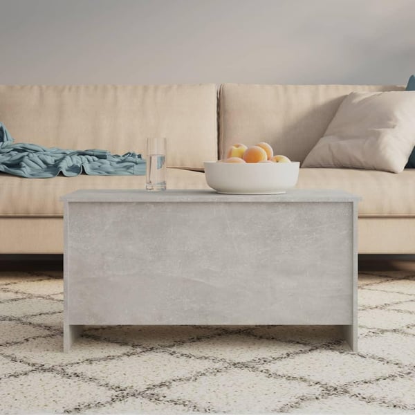 vidaXL Salongbord betonggrå 102x55,5x52,5 cm konstruert tre