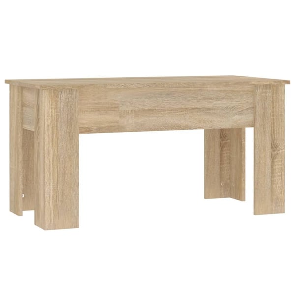 vidaXL Salongbord sonoma eik 101x49x52 cm konstruert tre