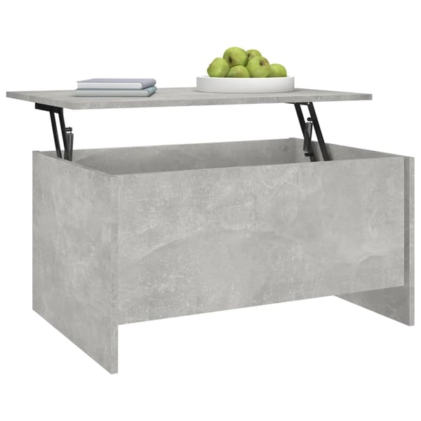 vidaXL Salongbord betonggrå 80x55,5x41,5 cm konstruert tre