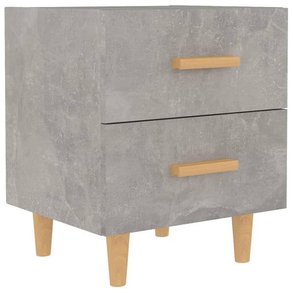 vidaXL sengebord 40x35x47,5 cm betongrå